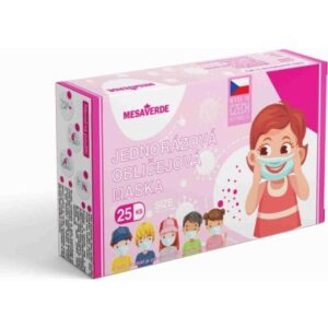 Mesaverde dětská obličejová maska pro holky růžová 25 ks recenze, cena, návod